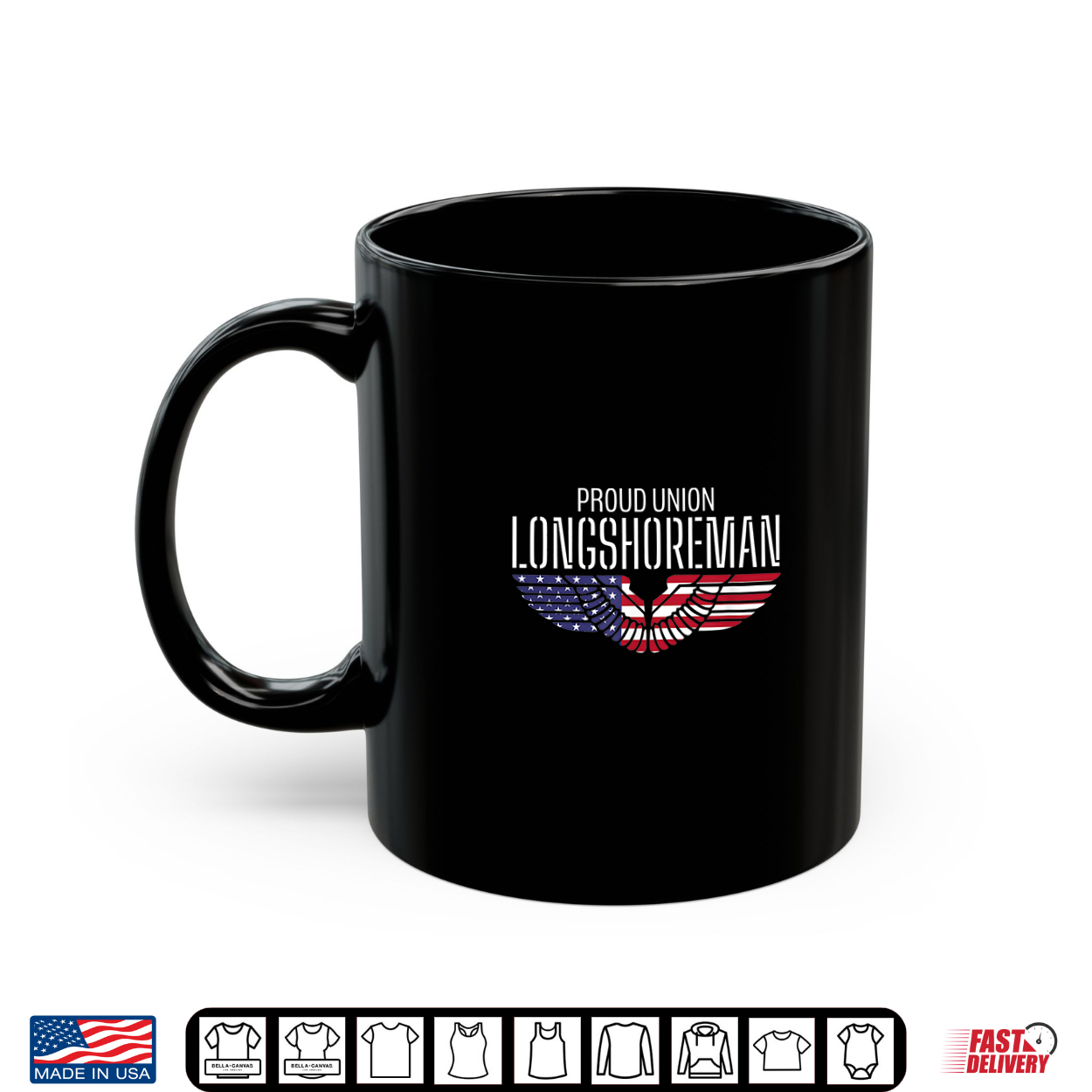 Patriotic Proud American Pro Trade Union Cargo Longshoreman Shirt Patriotic Proud American Pro Trade Union Cargo Longshoreman Shirt