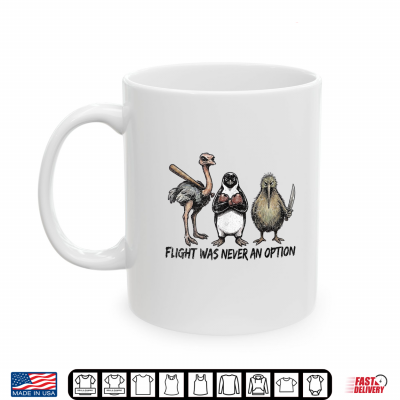 Mug Funny Birds Squad Vintage Flight was Never an Option Shirt