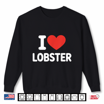 Sweatshirt Funny Lobster Art for Men Women Kids Seafood Lobster Lover Shirt