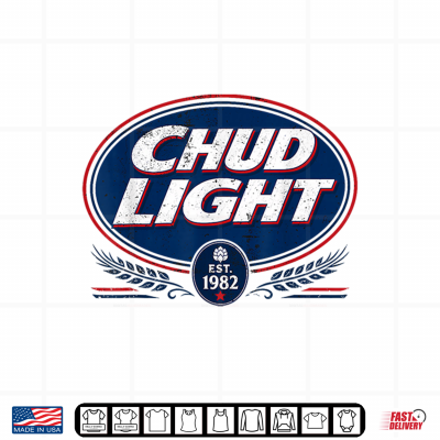 Design Funny Humor Chud Light Vintage Beer Drinking Shirt