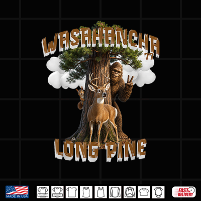 Design Long Pine Wasahancha Bigfoot Shirt