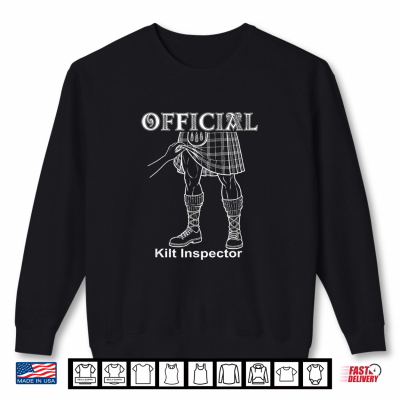 Sweatshirt Official Kilt Inspector Humorous Novelty Tartan 2026 C Shirt