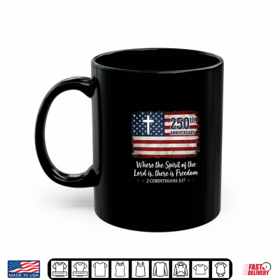 Mug Where the Spirit of the Lord is There is Freedom Bible Verse Shirt
