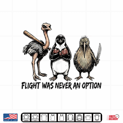 Design Birds Squad Vintage Flight Was Never An Option Shirt