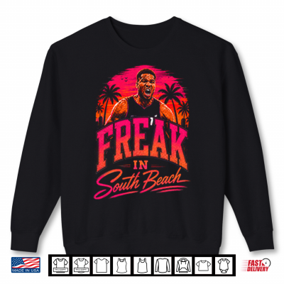 Sweatshirt Giannis Freak In South Beach Shirt