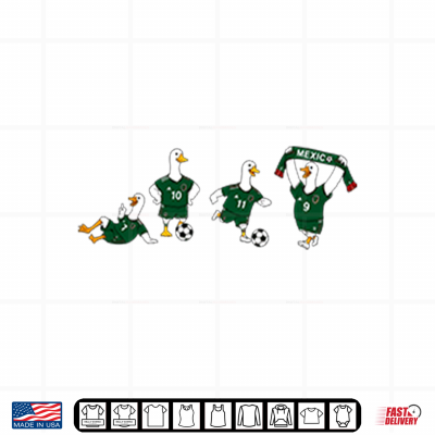 Design Funny Goose Mexico Soccer Shirt