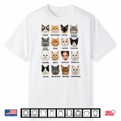 Kpop Cat Breed Chart Jennie Blackpink Meme Shirt