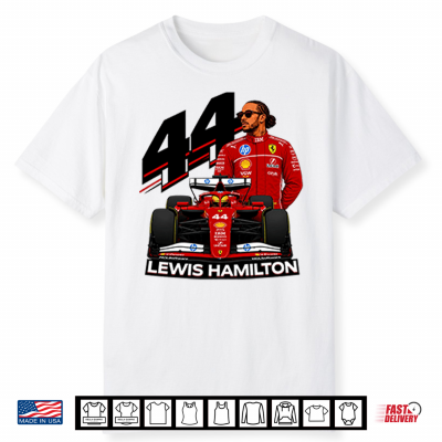 Lewis Hamilton 44 Ferrari F1 Shirt