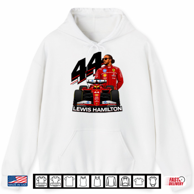 Hoodie Lewis Hamilton 44 Ferrari F1 Shirt