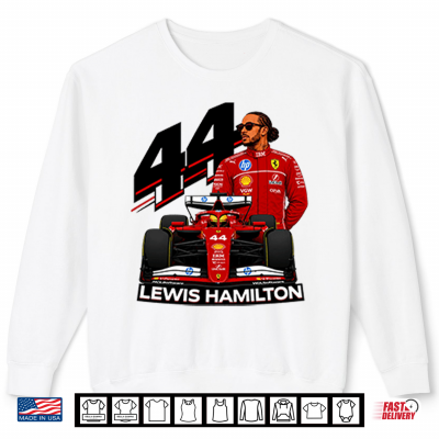 Sweatshirt Lewis Hamilton 44 Ferrari F1 Shirt