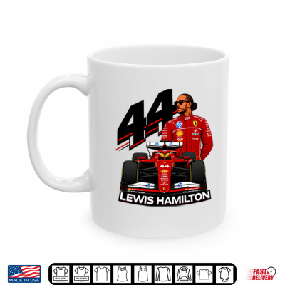 Mug Lewis Hamilton 44 Ferrari F1 Shirt