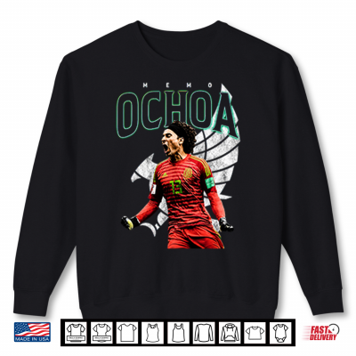 Sweatshirt Memo Ochoa Soccer Mexico Goalkeeper Shirt