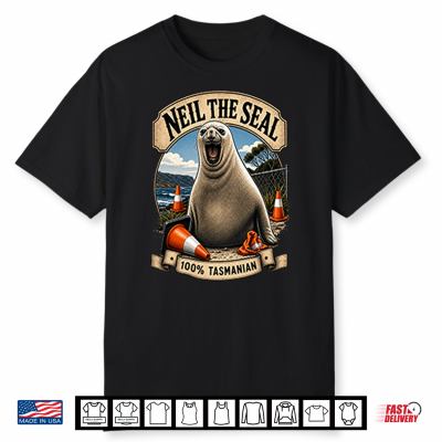 Neil The Seal 100% Tasmanian Shirt