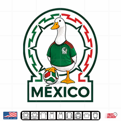Design Mexico Merlin The Duck World Cup Shirt