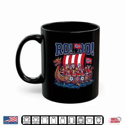 Ro Ro Norway Viking Ship Soccer Shirt 3 Mug RO RO Norway Viking Ship Soccer Shirt
