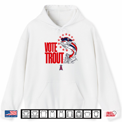 Hoodie Vote Trout Baseball Mike Trout All Star Baseball Shirt