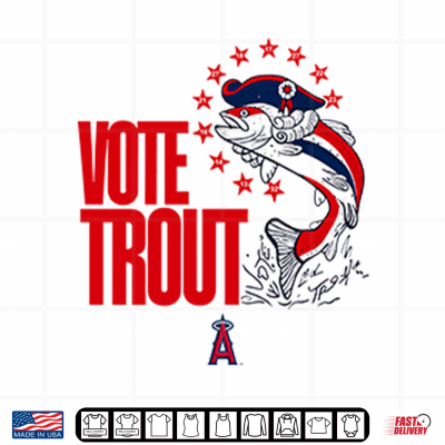 Design Vote Trout Baseball Mike Trout All Star Baseball Shirt