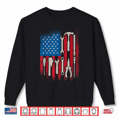 Sweatshirt Labor Party Day Design With Patriotic People On Labor Day Shirt