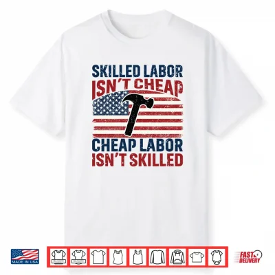 Skilled Labour Is Not Cheap Cheap Labor Is Not Skilled Vintage Performance Shirt
