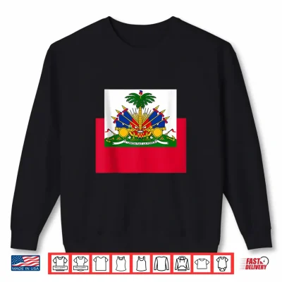 Sweatshirt Republic Of Haiti Flag Haitian Labor Day Carnival Shirt