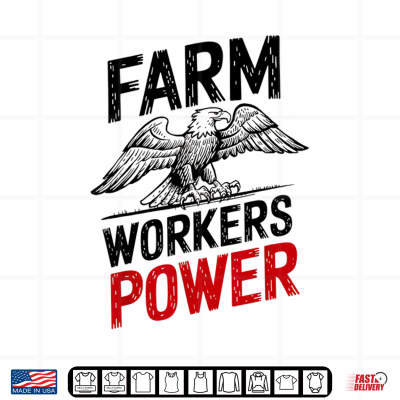 Design Farm Workers Power Cesar Chavez Day Labor Rights Tribute Shirt