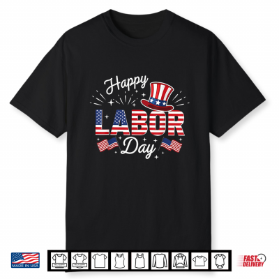 Happy Labor Day Patriotic Union Workers U S A Flag Shirt