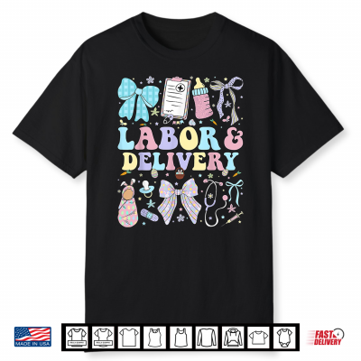 Labor And Delivery Nurse Coquette L And D Nurse Easter Shirt