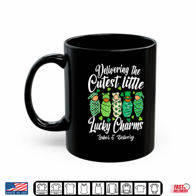 Mug Labor And Delivery Lucky Charm Nurse Shamrock St Patricks Day Shirt