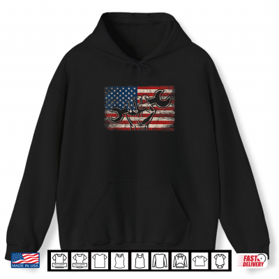 Hoodie U S Flag Mechanic Labor Day Worker Patriotic Mechanic Shirt