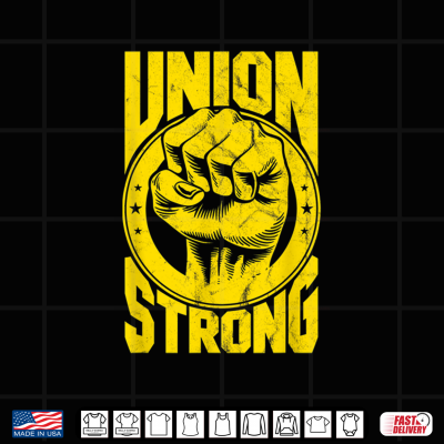 Design Vintage Proud Labor Day Workers Union Strong Fist Shirt