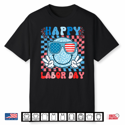 Cute Retro Happy Labor Day Patriotic Labor Day Men Women Shirt