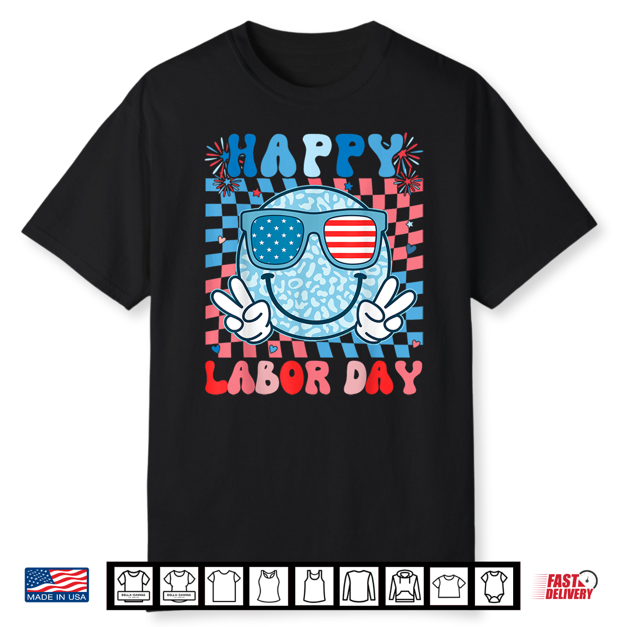 Cute Retro Happy Labor Day Patriotic Labor Day Men Women Shirt Cute Retro Happy Labor Day Patriotic Labor Day Men Women Shirt