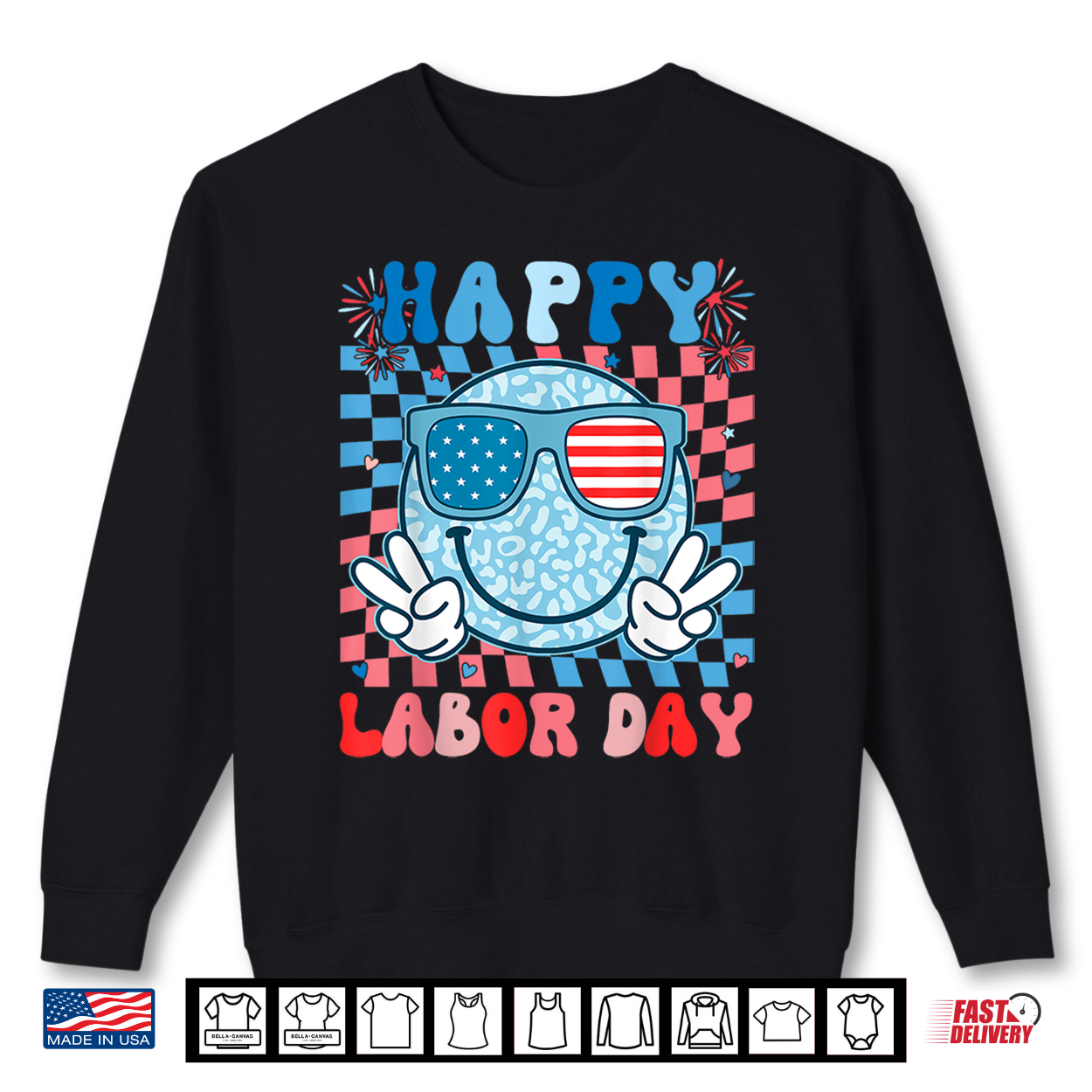 Cute Retro Happy Labor Day Patriotic Labor Day Men Women Shirt Cute Retro Happy Labor Day Patriotic Labor Day Men Women Shirt