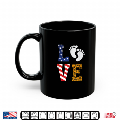 Mug OB Nurse 4th Of July Independence Day USA Shirt for Women Kids Men