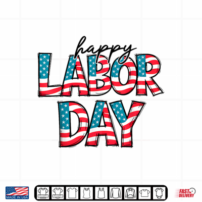 Design Retro Groovy Happy Labor Day Patriotic Labor Day Men Women Shirt