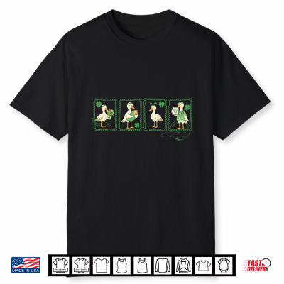 Labor And Delivery Goose St Patricks Day Mother Baby Nurse Shirt