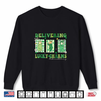 Sweatshirt Labor And Delivery St Patricks Day Lucky L And D Nurse Shirt