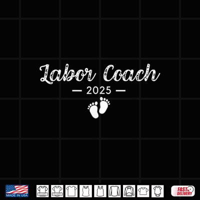 Design Labor Coach Expecting New Dad Fathers Day Pregnancy Tee Shirt