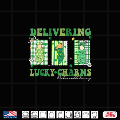 Design Labor And Delivery St Patricks Day Lucky L And D Nurse Shirt