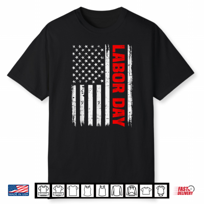 Labor Day Patriotic Union Workers American U S A Flag Shirt