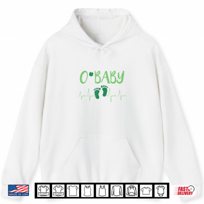 Hoodie Oh Baby L And D Nurse St Patricks Day Labor And Delivery Nurse Shirt