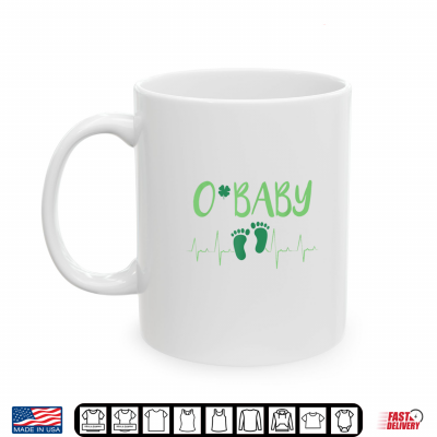 Mug Oh Baby L And D Nurse St Patricks Day Labor And Delivery Nurse Shirt