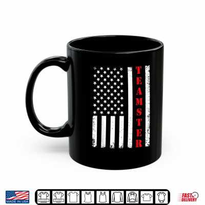 Mug Teamster American Truck Drivers Trucker Trucking Labor Day Shirt