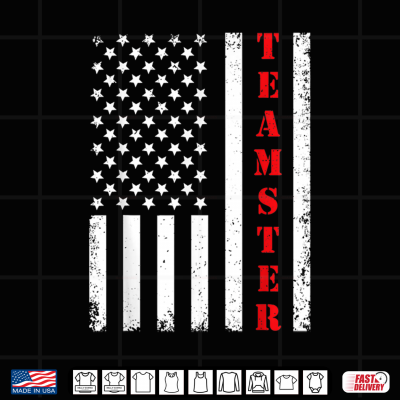 Design Teamster American Truck Drivers Trucker Trucking Labor Day Shirt