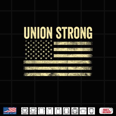 Design Union Strong Grunge Labor Day Shirt