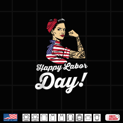 Design Happy Labor Day Strong Person Labor Day Shirt