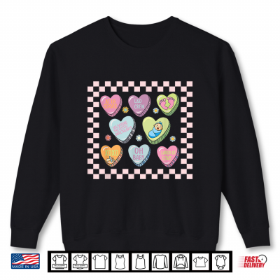 Sweatshirt Labor And Delivery Nurse Candy Heart Valentines Day Shirt