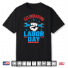 Celebrating Labor Day Retro Groovy Patriotic Shirt