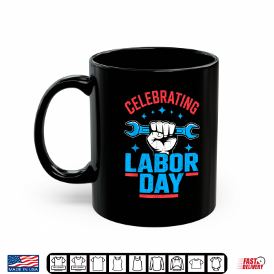 Celebrating Labor Day Retro Groovy Patriotic Shirt 3 Mug Celebrating Labor Day Retro Groovy Patriotic Shirt