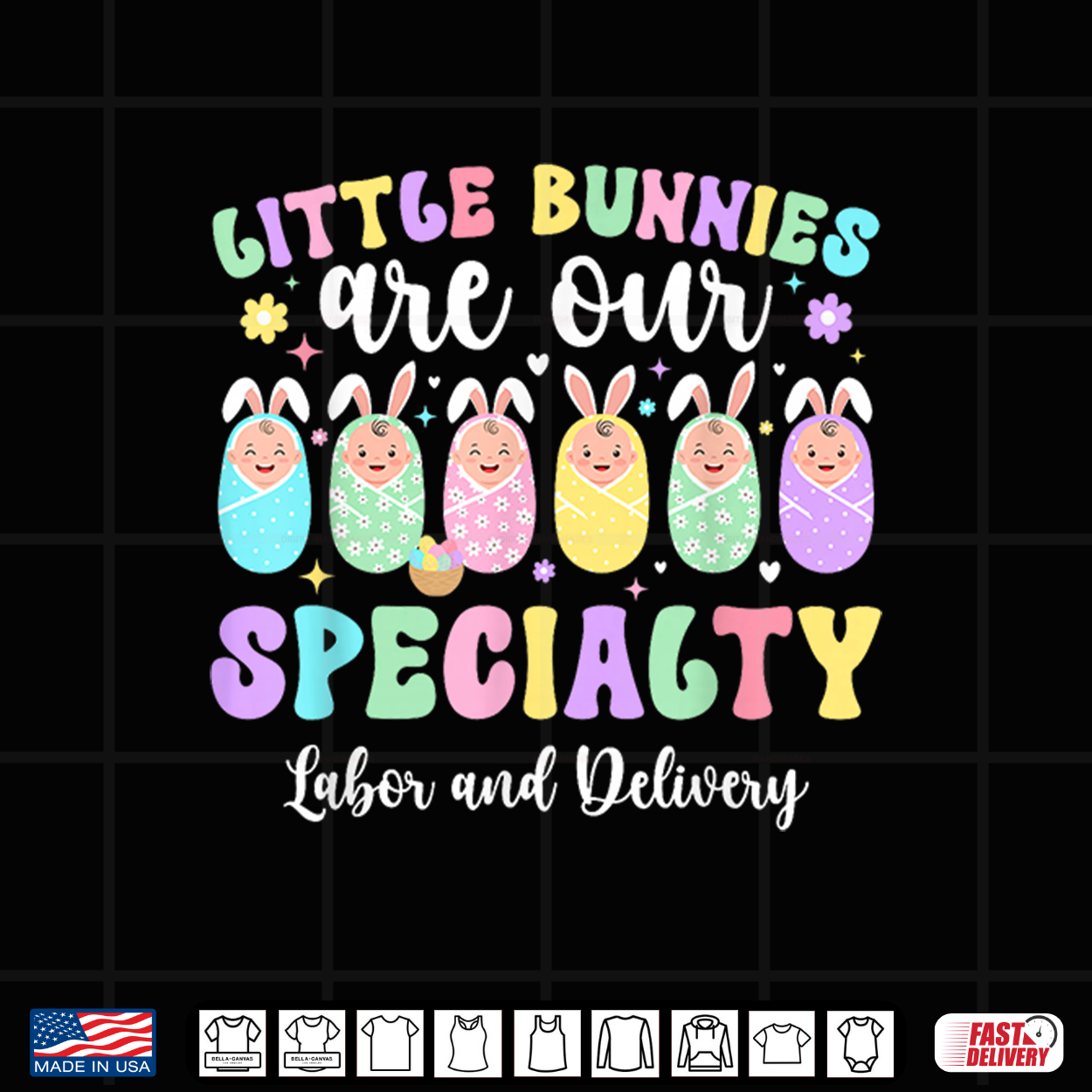 Easter Bunny Labor And Delivery Nurse Easter Day L And D Nurse Shirt Easter Bunny Labor And Delivery Nurse Easter Day L And D Nurse Shirt